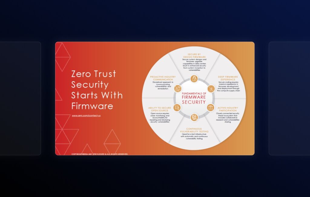 zero trust starts with firmware infographic